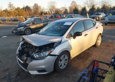 2020 Nissan Versa S Xtronic Cvt from USA, damaged, VIN 3N1CN8DV1LL862110